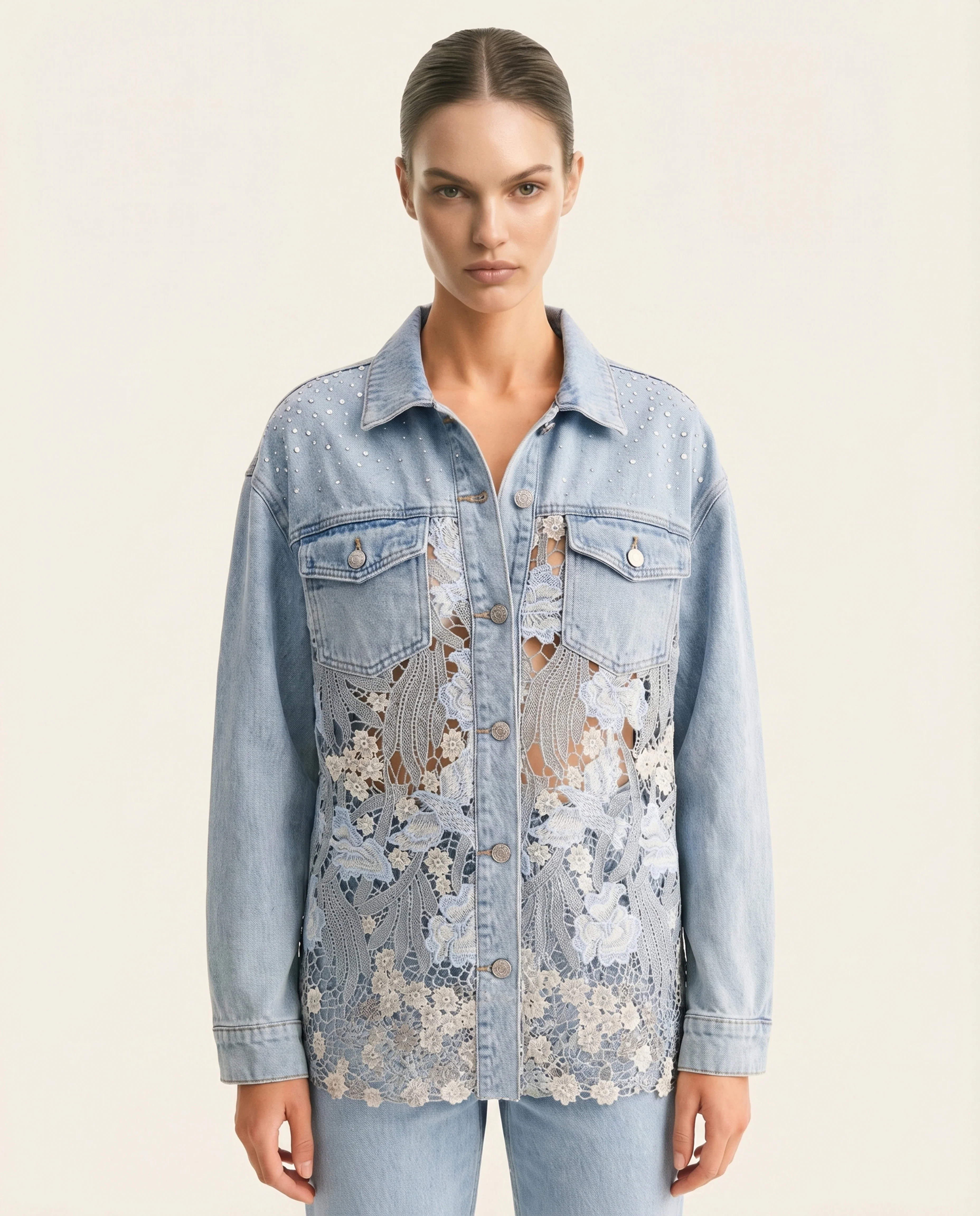 The Double Agent Denim Shirt - Light Blue
