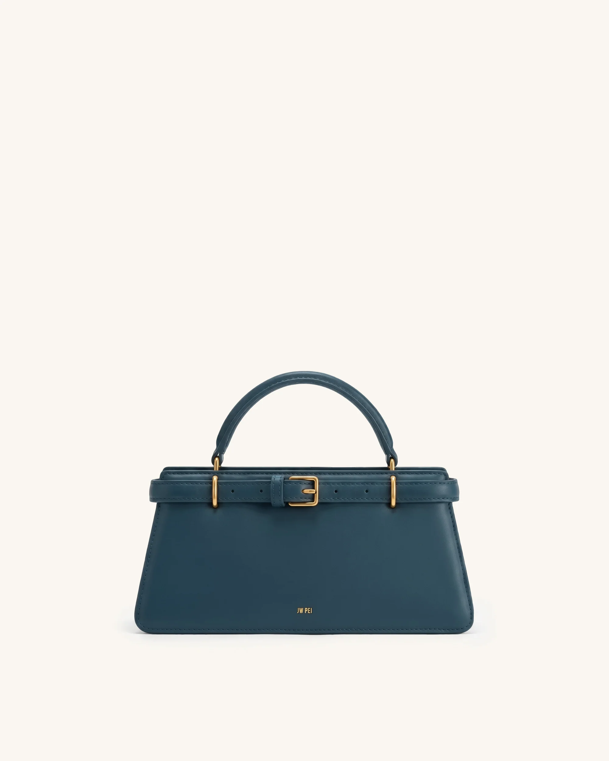 Elena Classic Top Handle Bag - Navy
