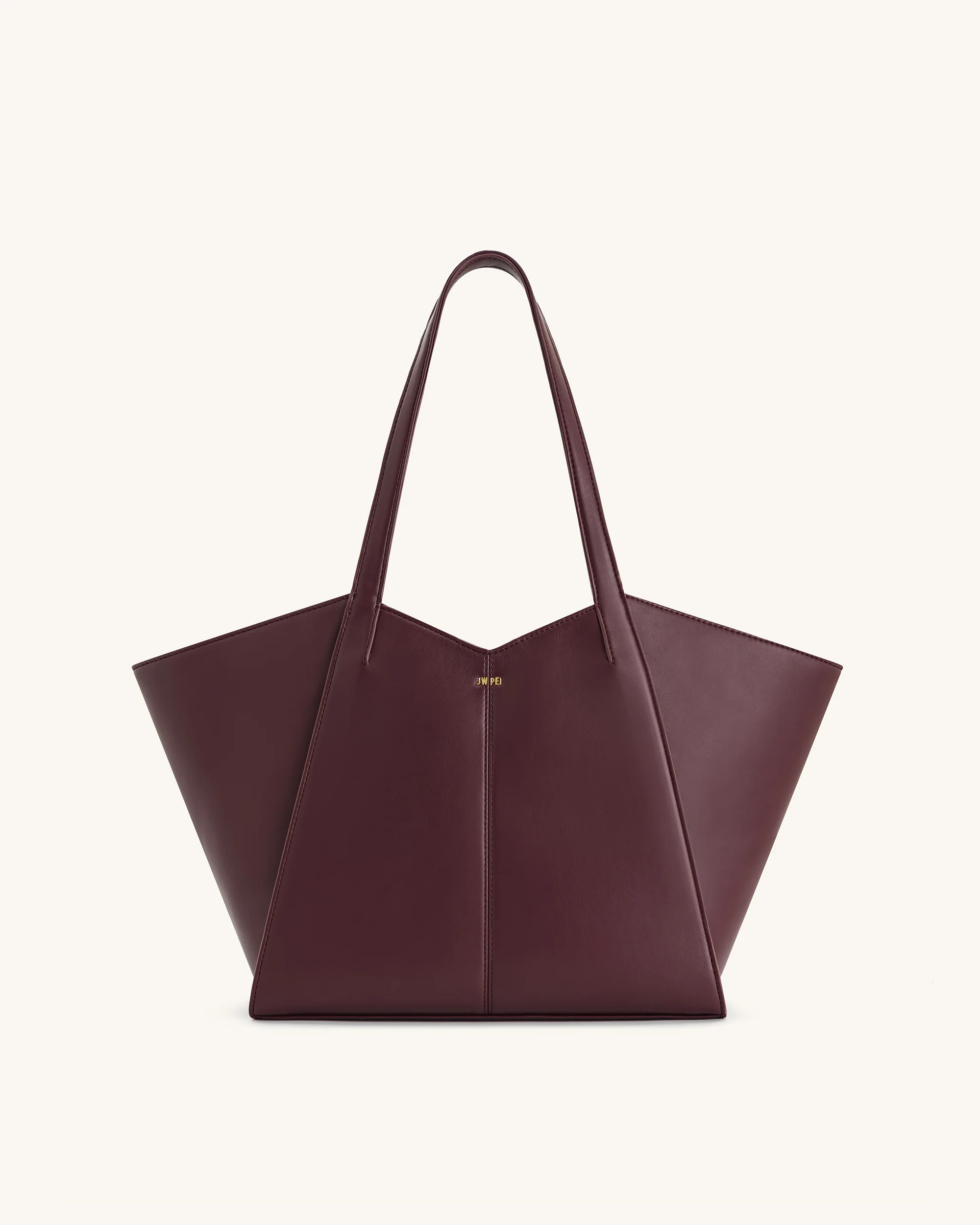 Kiana Large Capacity Tote Bag - Deep Claret