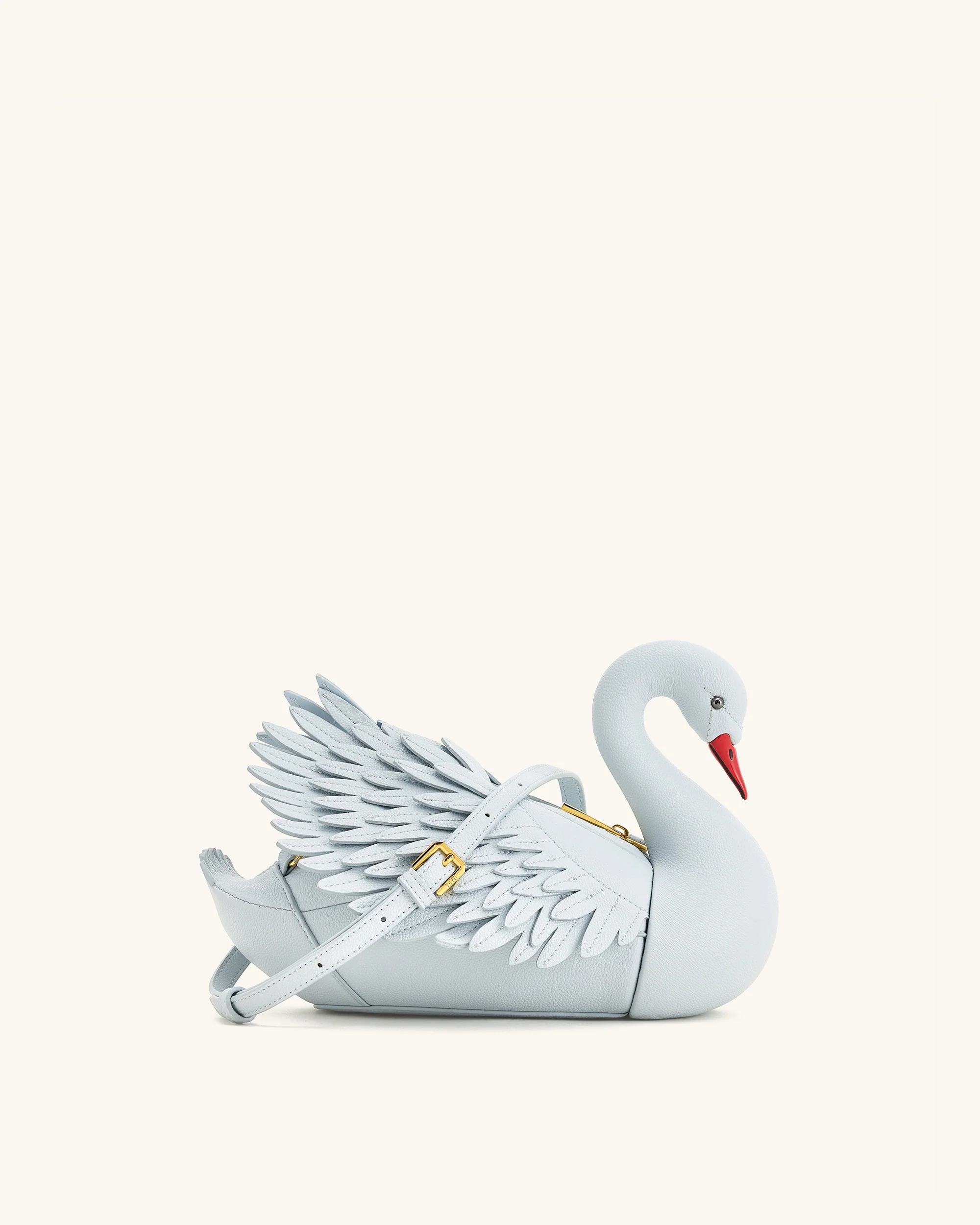 Alani Swan Shaped Crossbody Bag - Light Blue