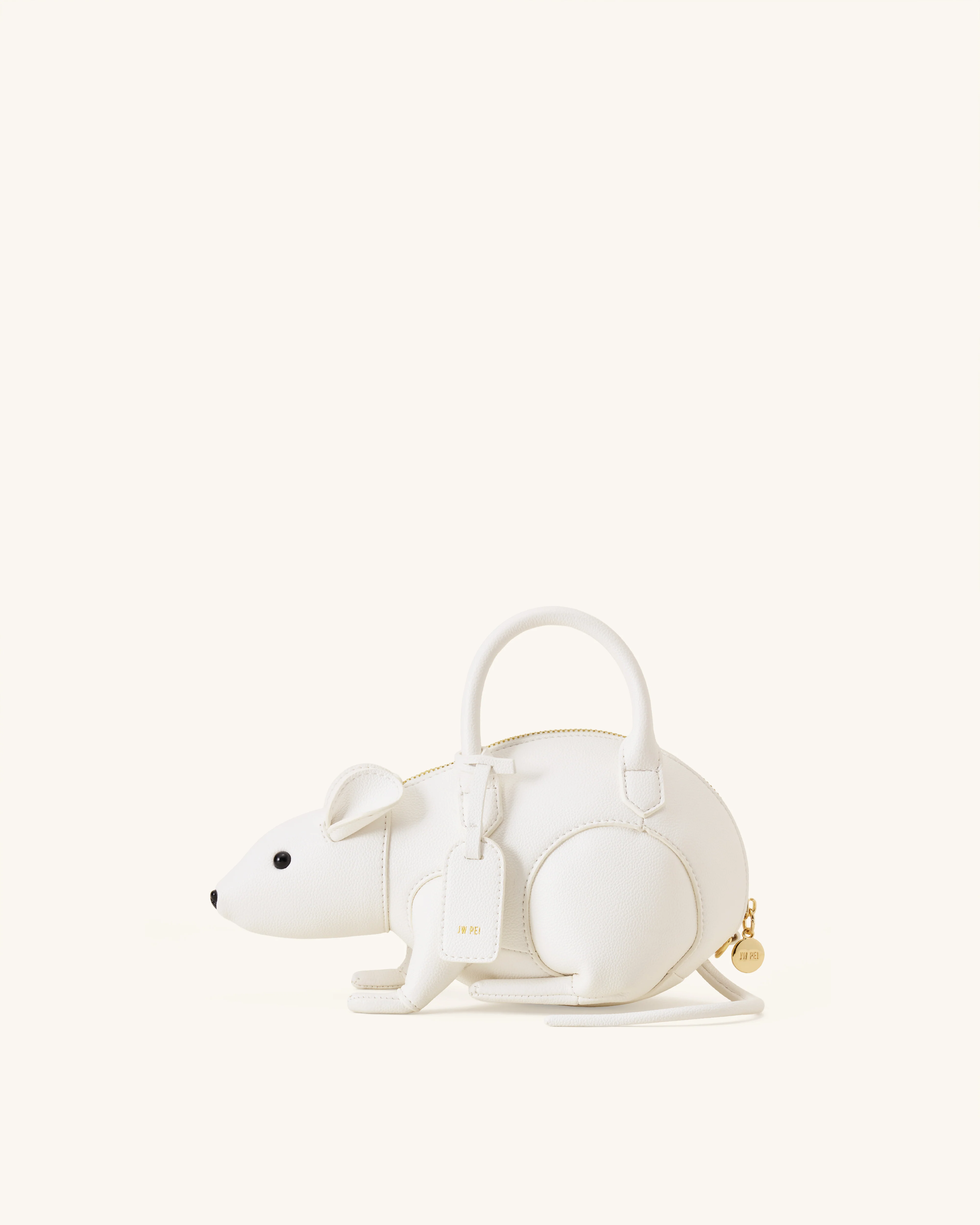 Mia Mouse Top Handle Bag - White